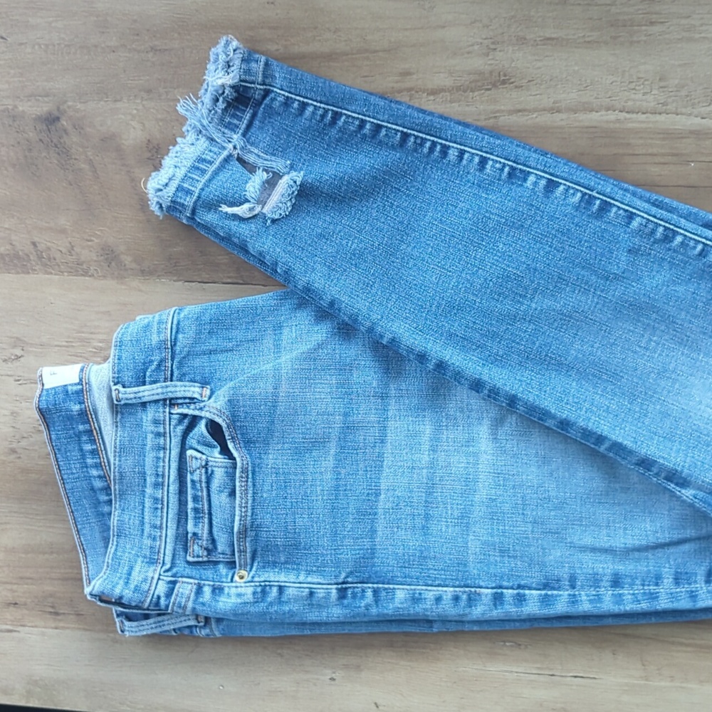 Frame Le Skinny de Jeanna Crop Blue Women's Jeans - Picture 6 of 13